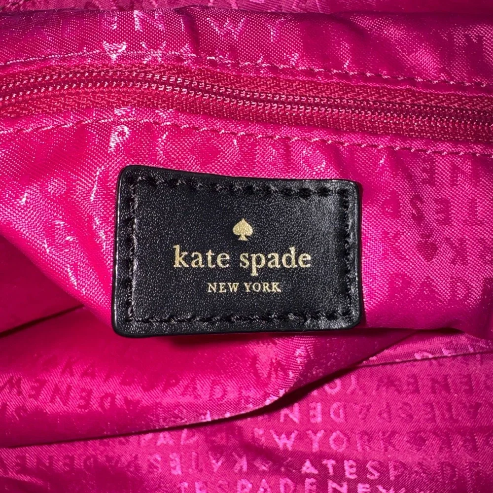 Kate Spade New York Bon Voyage Women's Black Pockets Double‎ Strap Shoulder Bag